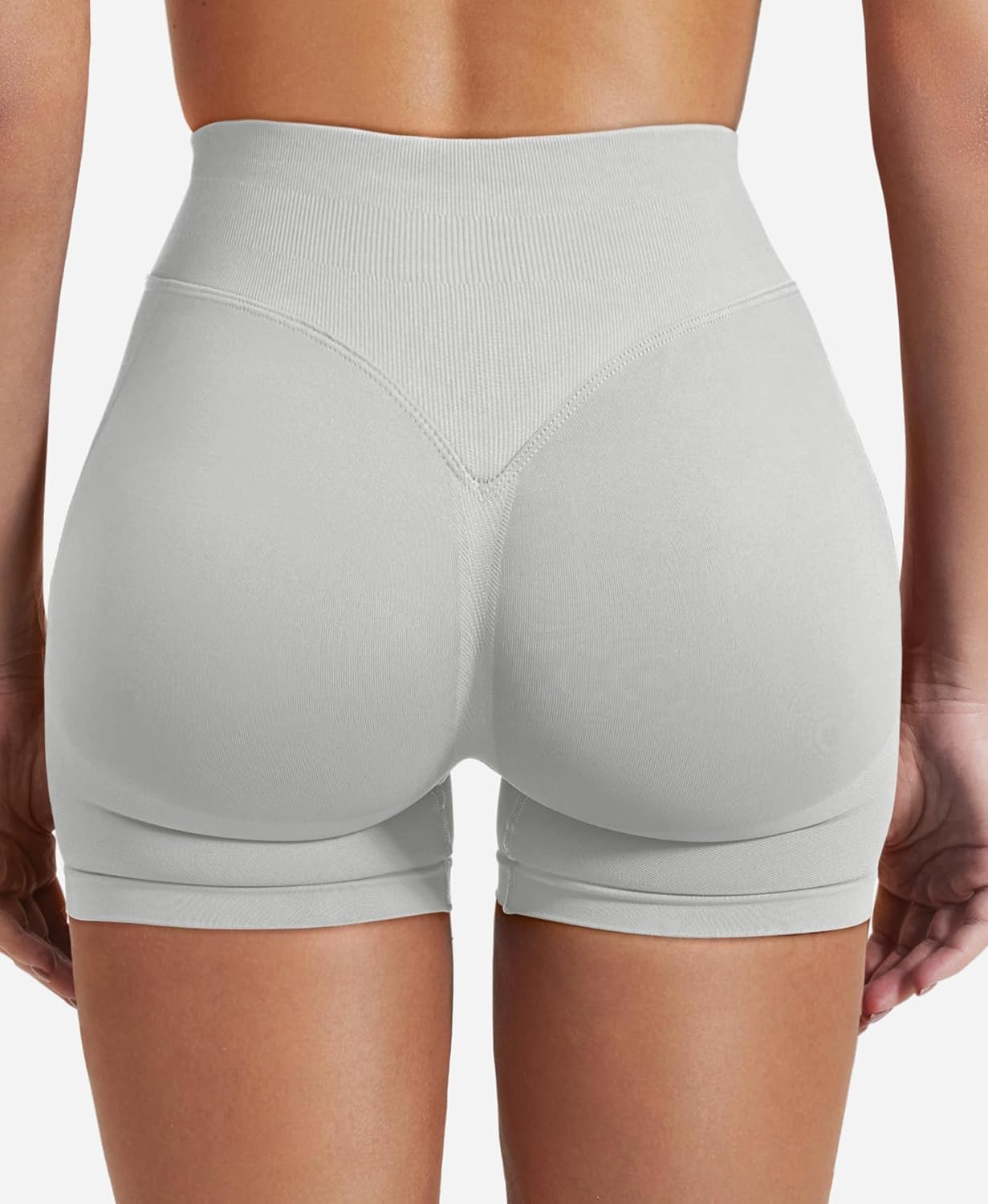 Women Workout Impact Shorts 3.6"/ 4.5"/ 6" Scrunch Butt Lifting Gym Shorts Seamless Booty Biker Shorts